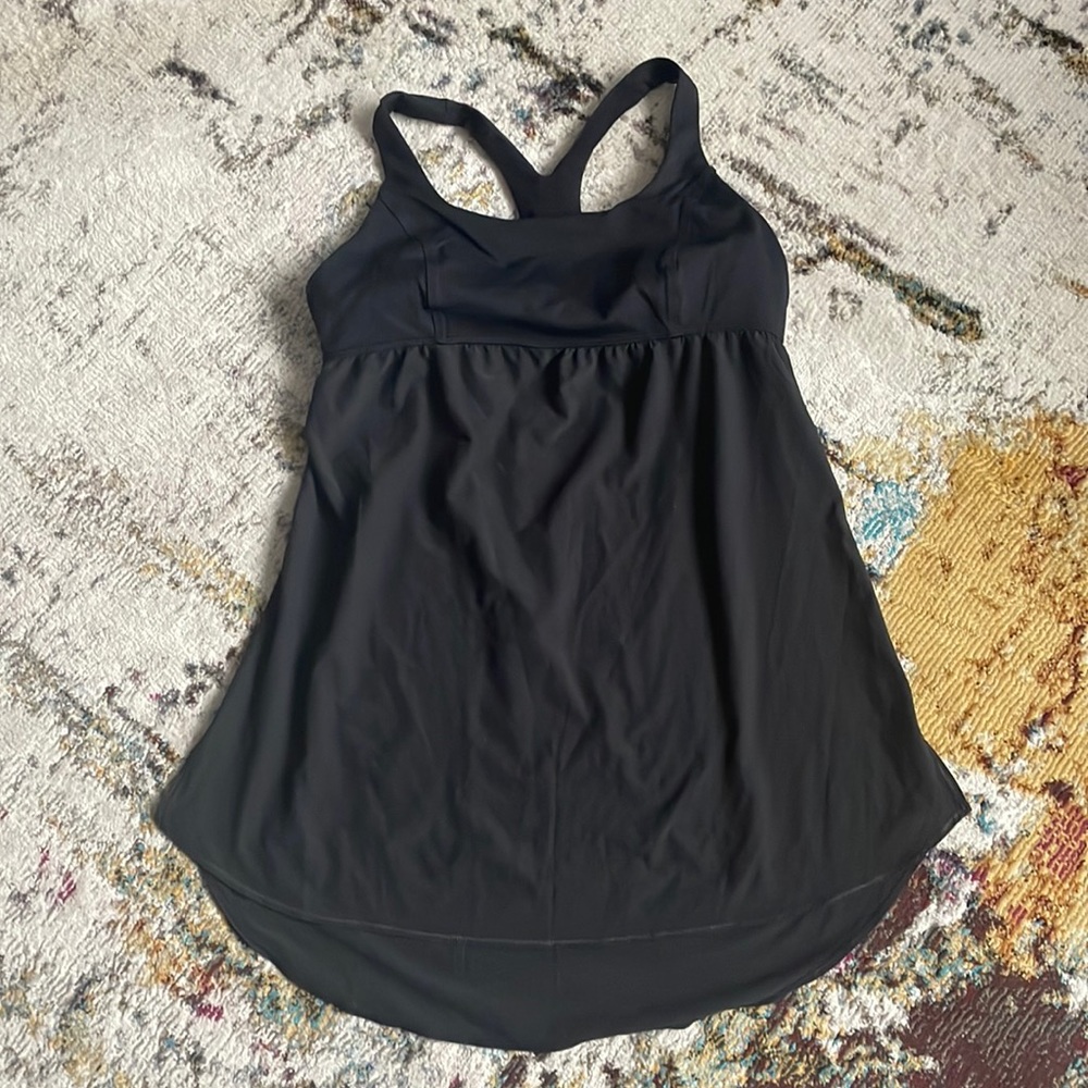 Lululemon black top, size 8